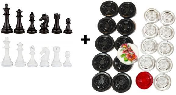 Transparent CRYSTAL Carrom Coin Set with Chess Coins – 2.5 Inch Combo Pack Carrom Pawns-image-43