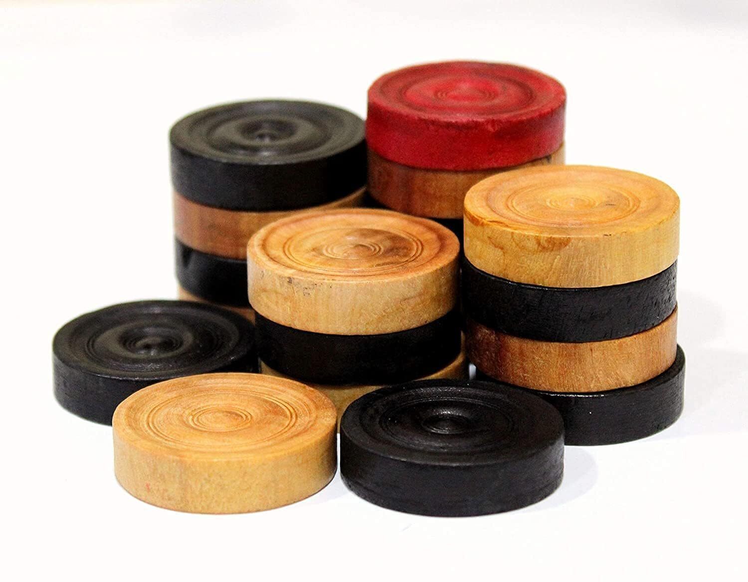 playzdict Carrom Ccoins With Sticker and owder Carrom Pawns-picture-14