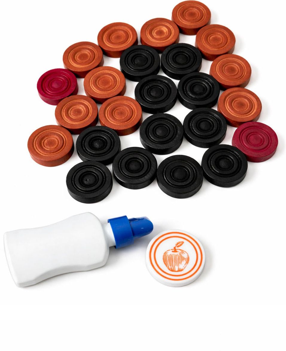 Carrom Coins Wooden Set – Polished Finish Durable Goti for Indoor Game Carrom Pawns-image-12