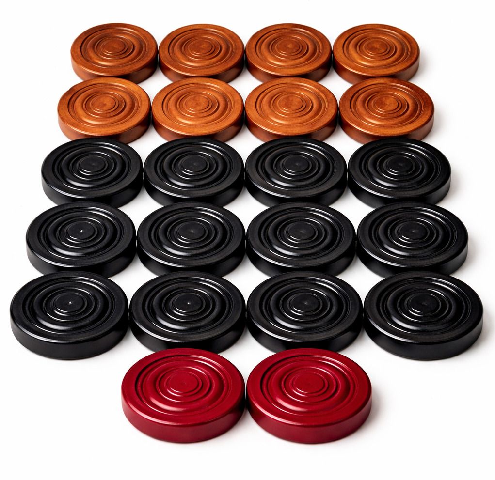 ROYAL INDUSTRIES CARROM GOTI WOODEN MQ 20 PCS Carrom Pawns-image-19