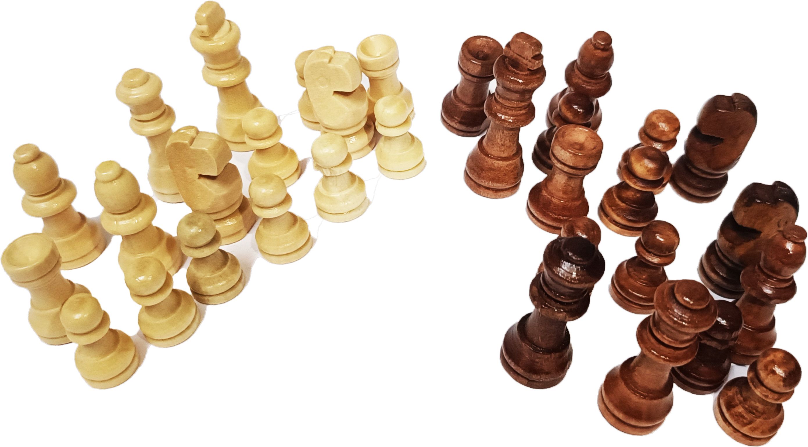 Wooden chess Coin Set, Set Of 32 pawns Chess Pawns A Carrom Pawns-image-29