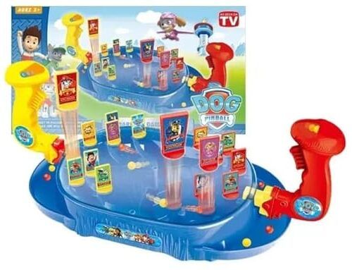 the pampam PAW Patrol Pinball Game Board, Kids Marble Shooting Game with Joystick Carrom Pawns-picture-25