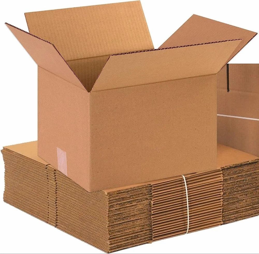 maakamkhya Corrugated Cardboard 6x3.5x3.5" Carton box for Small Business, Packing, Shipping, Moving & Storage Packaging Box-picture-28
