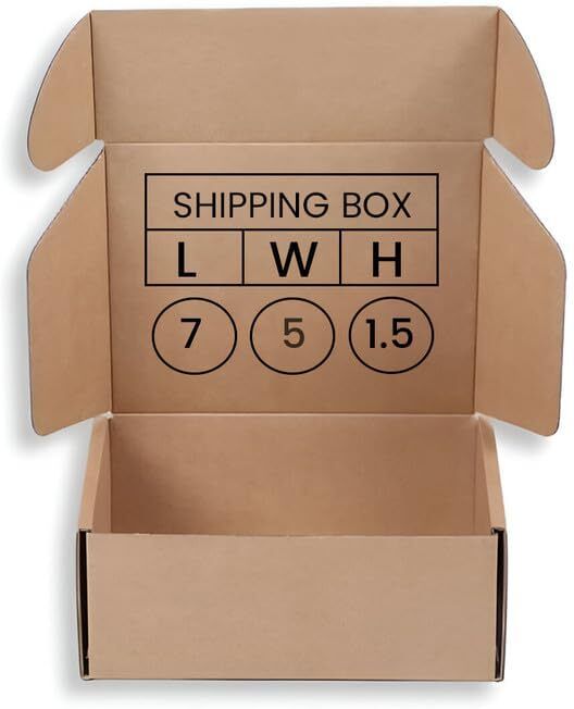 Self-Locking Box Craft Paper 7x5x1.5 (inch), For Jewellery, Mobile Accessories, Electronics, Packaging, storage, courier Packaging Box-image-18