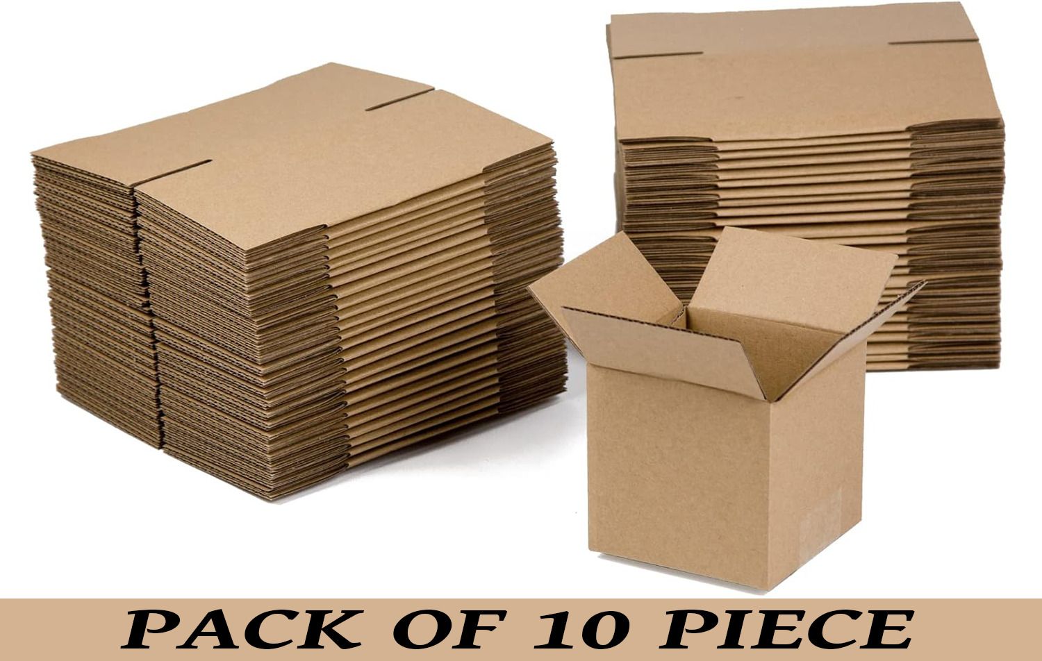 Corrugated Cardboard, Craft Paper 3 Ply 4.4x4.4x4.4 Inch Packaging Boxes For Shipping, Storage & Heavy Duty Use Packaging Box-image-17
