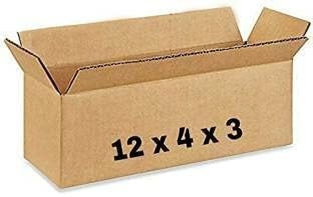 boxzz Corrugated Cardboard Shipping Box, 12X4X3inch Packaging Box-picture-23