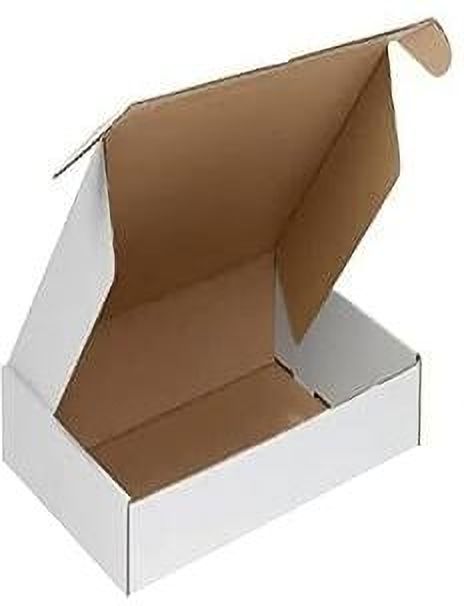Self-Locking Box Craft Paper 3 Ply Flat /Auto Lock Corrugated Packaging WHITE Boxes Size: 2.5 x 2 x 1.5 Inch Packaging Box-image-48