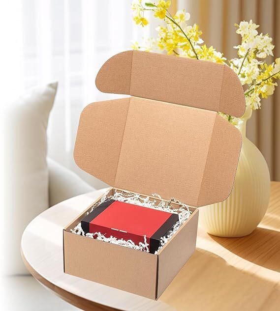 malani stores Self-Locking Box Craft Paper 3 Ply Self Locking Corrugated Packaging BROWN Boxes Size 5.5x3x2.5 Inch Packaging Box-picture-27