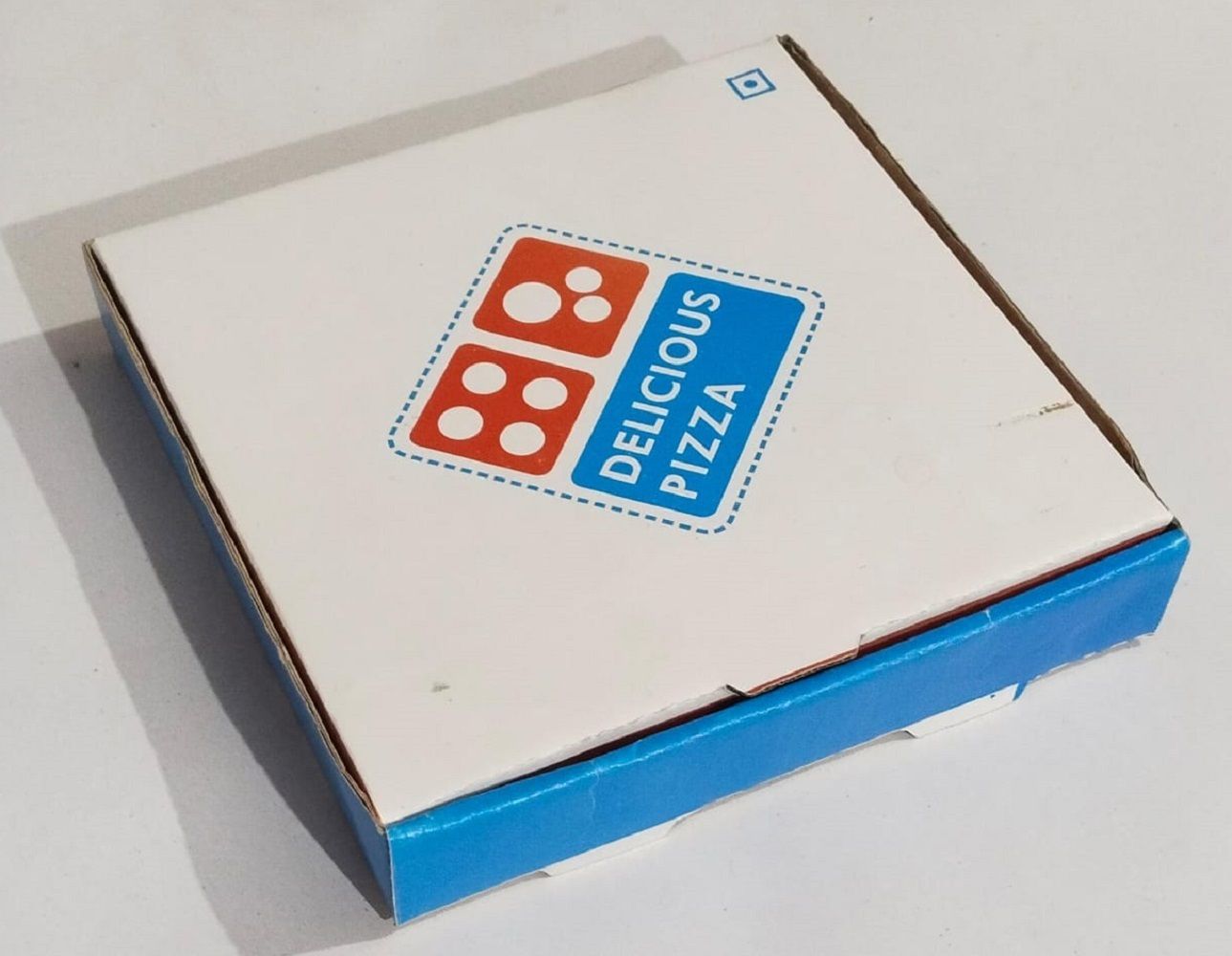 Pizza Box Paper 3-Ply Corrugated Printed White Duplex Pizza Boxes 7x7x1.5-Inch 100Pcs Pack Packaging Box-image-48