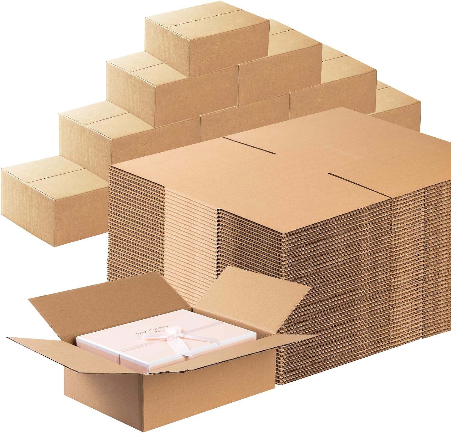millbox Corrugated Cardboard Storage, Shipping, Packing, Ecommerce, 9x6x4 inch 3ply Packaging Box-picture-11