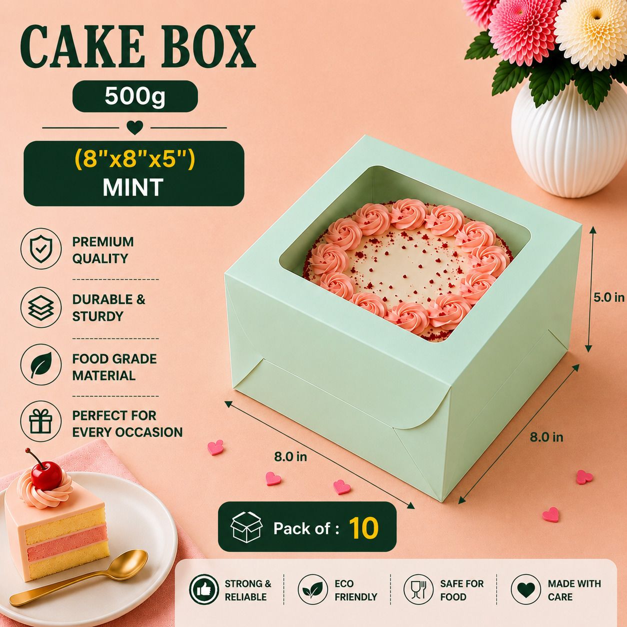 Cake Box Paper CAKE PACKAGING, PREMIUM CAKE PACKAGING Packaging Box-image-1