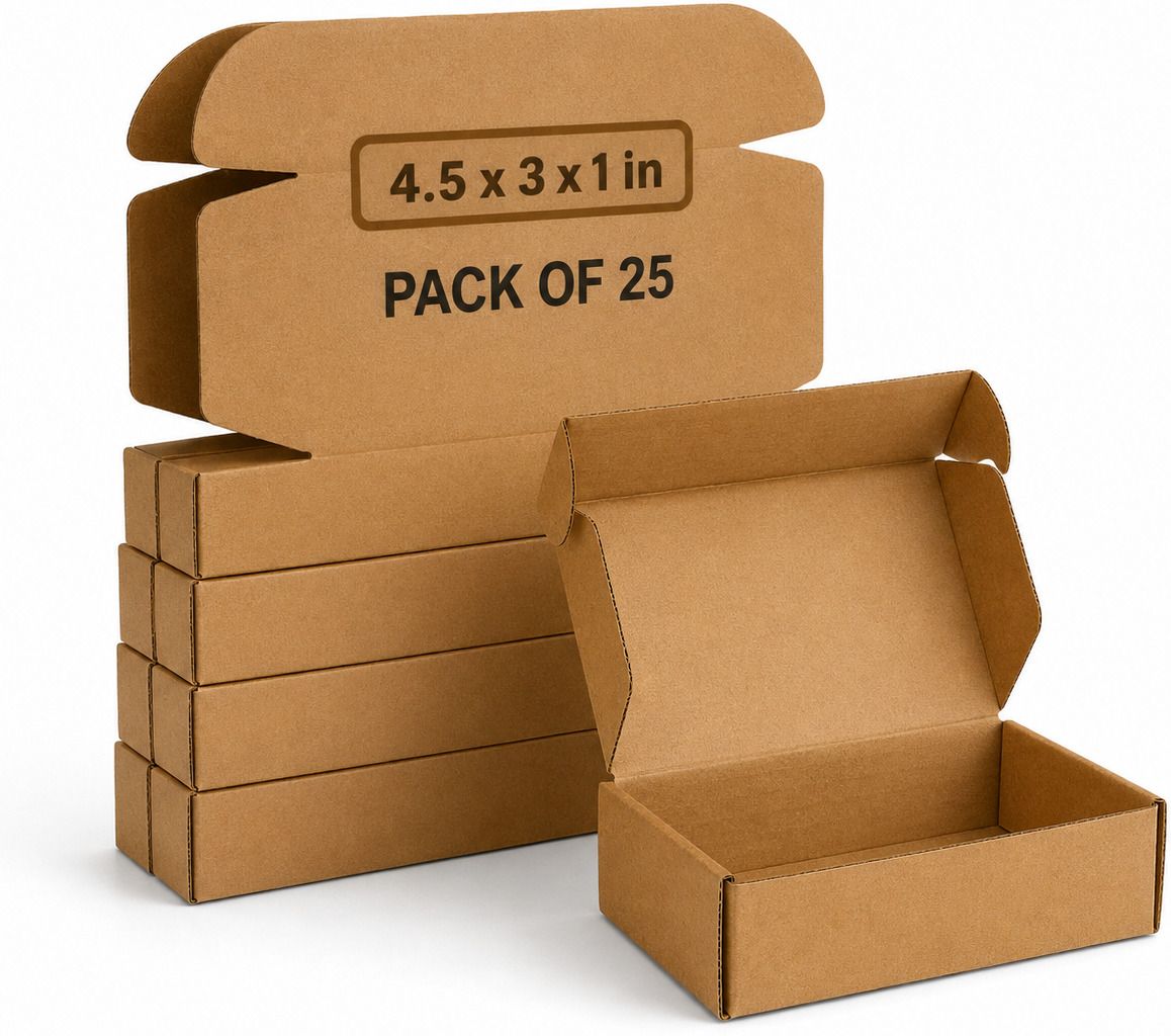 Self-Locking Box Cardboard Jewellery, Cosmetics, Gifts, Accessories, E-commerce Packaging, Courier Shipping, Ecomm Packaging Box-image-26