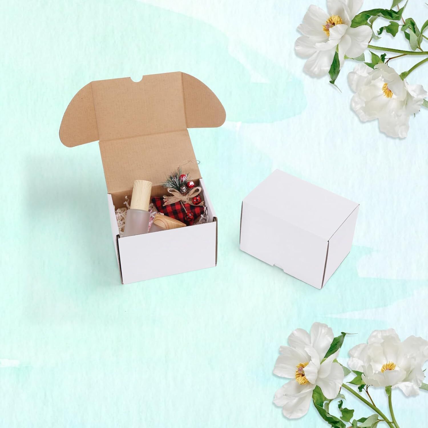 Self-Locking Box Cardboard GPS™ 3.5 x 3 x 1.5 Inch White Auto Lock Corrugated Box 3 Ply Pack of 100 Packaging Box-image-44