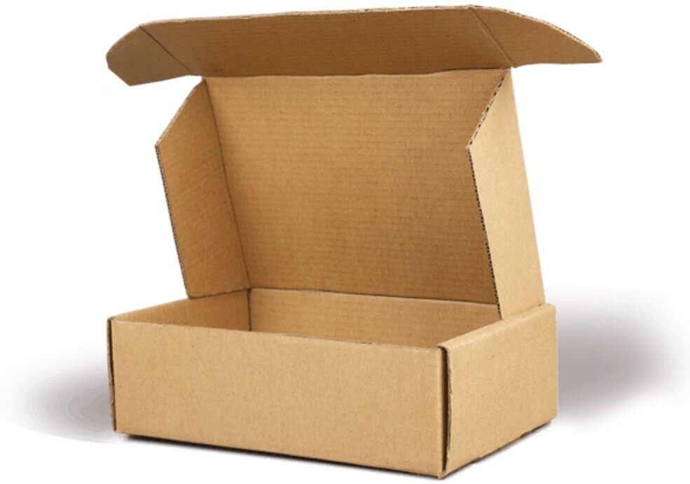 malani stores Self-Locking Box Cardboard, Craft Paper, Paper 3 Ply Self Locking/Auto Lock Corrugated Packaging Boxes Size: 7x6x1.75 Inch Packaging Box-picture-11
