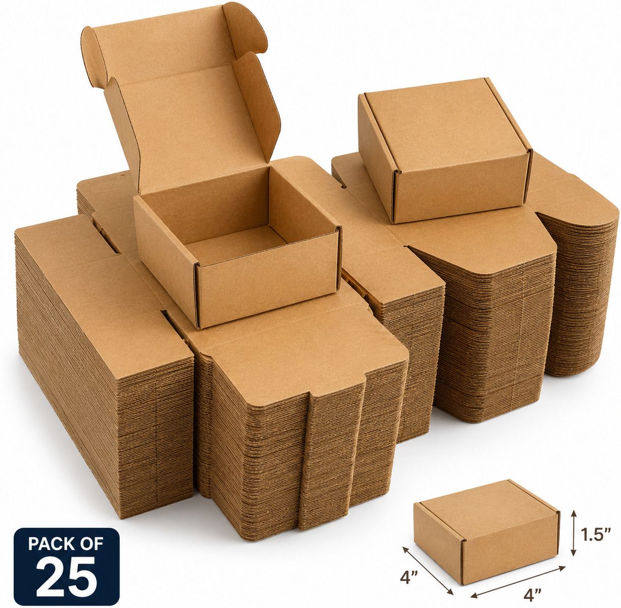 ebcorruvex Self-Locking Box Cardboard, Craft Paper, Paper E-commerce Packaging, Shipping, Courier Packaging, Jewellery Packaging Packaging Box-picture-39