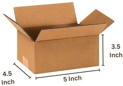 grow packing solution Corrugated Cardboard, Craft Paper, Paper (25 Boxes) 5 x 4.5 x 3.5 Inches 3 ply Cartoon Box For Packing, Moving, Shipping, Packaging Box-picture-22