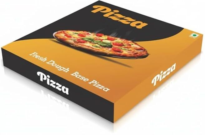 Pizza Box Craft Paper Printed Pizza Boxes, 3-Ply Corrugated, Ideal for Takeaway, Delivery,PACK OF 25 Packaging Box-image-40