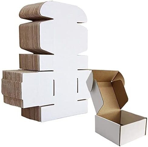 malani stores Self-Locking Box Cardboard, Craft Paper, Paper 3 Ply Self Locking/Auto Lock Corrugated Packaging Boxes Size:3.5 x 3 x 1.5 Inch Packaging Box-picture-12