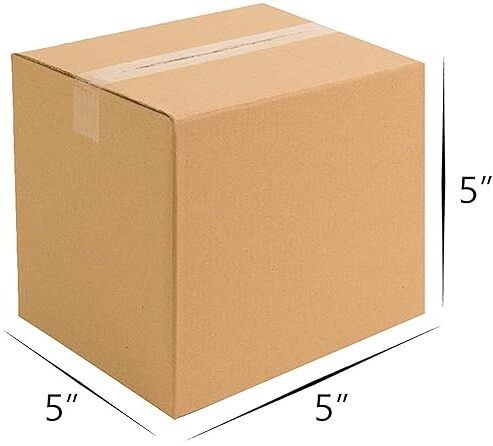 Corrugated Cardboard, Craft Paper, Paper Square Box Packaging Material, 5x5x5 Inch Packaging Box-image-37