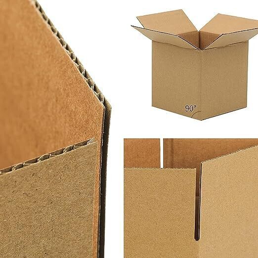 secureship Corrugated Cardboard 3 Ply Strong 4 x 4 x 4 Inches Carton Boxes Packaging Box-picture-15