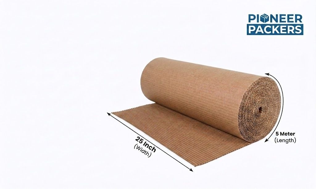 Corrugated Paper 25 Inch x 5 Meters, Heavy Duty Corrugated Roll Eco Wrapping, 120/150 Gsm Roll, & Packaging Box-image-43