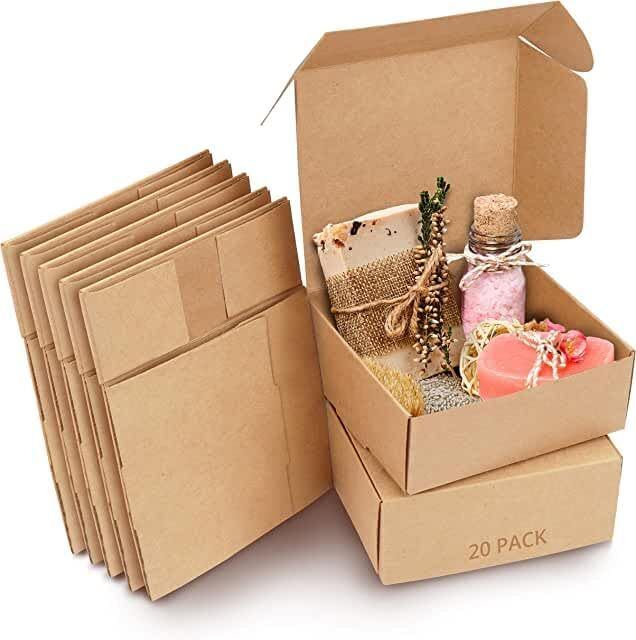 grow packing solution Self-Locking Box Cardboard, Craft Paper GPS™ 2.5x2x2.5 Inch Brown 3 Ply Auto Lock Corrugated Box Pack of 100 Packaging Box-picture-43