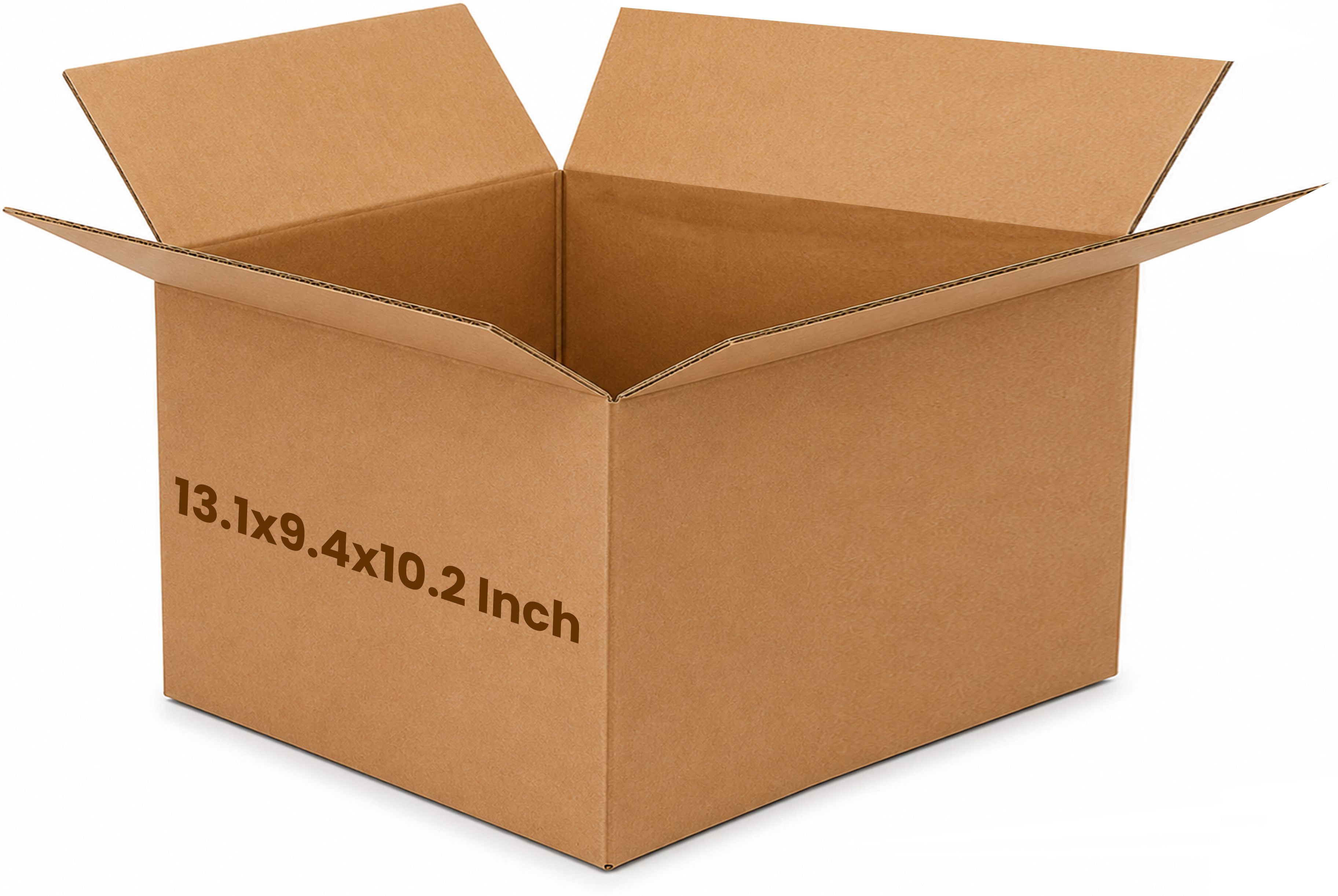 kosy Corrugated Cardboard Shipping Box 13.4 × 9.4 × 10.2 Inch Brown Corrugated Box for Courier & Packing Packaging Box-picture-5