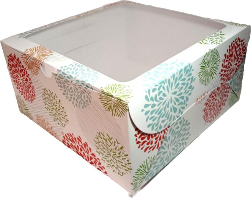 dhanwanti enterprise Cake Box Cardboard 1 kg cake snacks chocolate coockies Packaging Box-picture-0