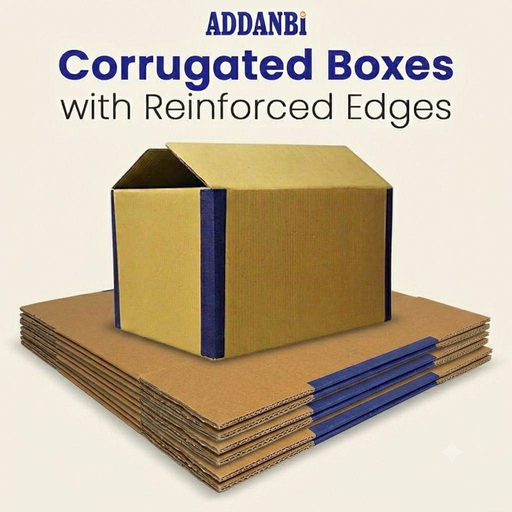 addanbi Corrugated Cardboard 5-Ply, 18x12x12 (inch), Reinforced edges, Shipping, Packaging, Courier, Storage, Moving Packaging Box-picture-25