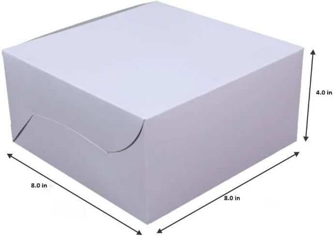 unnati Cake Box Paper Half kg 8*8*4 inch Packaging Box-picture-22