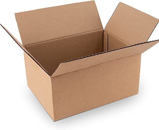 malani stores Corrugated Craft Paper 3 PLY CORRUGATED BOX 7X4X4 PACK OF 50 Packaging Box-picture-11
