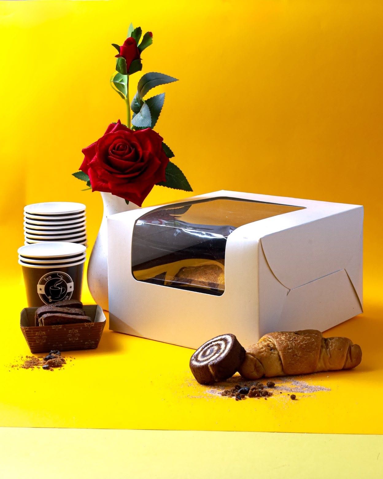 Cake Box Paper Bakery, Cake Storage, Cake Packing Packaging Box-image-7