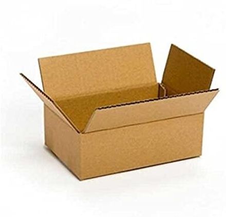 jia industries Corrugated Craft Paper 3Ply corrugated box size :-9.5X8X13 inch (pack of 10) Packaging Box-picture-12