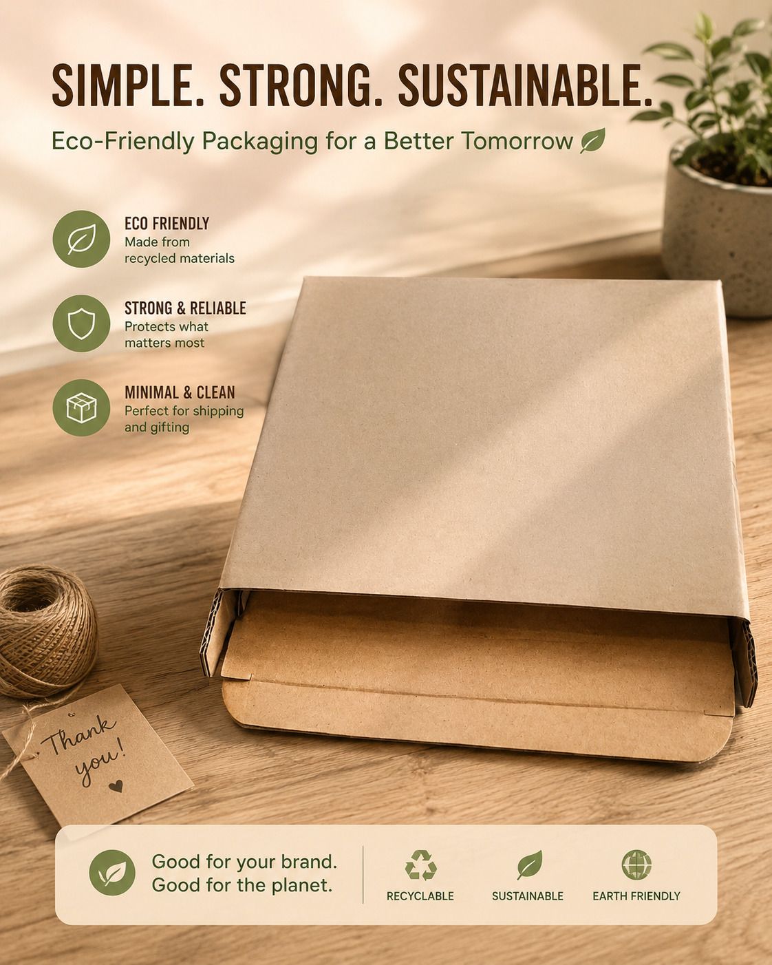 Self-Locking Box Cardboard, Paper, Craft Paper PRODUCT PACKAGING, SHIPPING, STORAGE Packaging Box-image-22