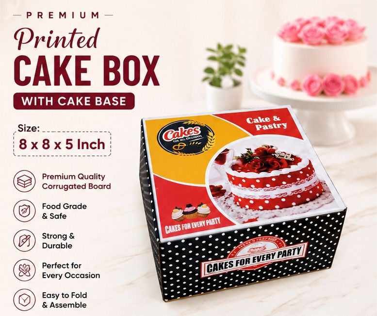 Cake Box Craft Paper, Paper Packaging Box-image-11