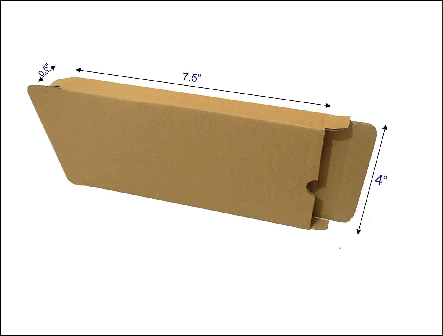 Corrugated Craft Paper 7.5x4x0.5 (inch), for Jewellery, Electronics, Mobile Accessories, Electronic, courier Packaging Box-image-28