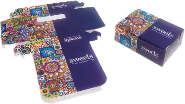 Food Storage Takeaway Box/ Meal Box Cardboard Empty Sweet Boxes With Lamination Storage Boxes For Sweets Chocolates Mithai Box Packaging Box-image-39