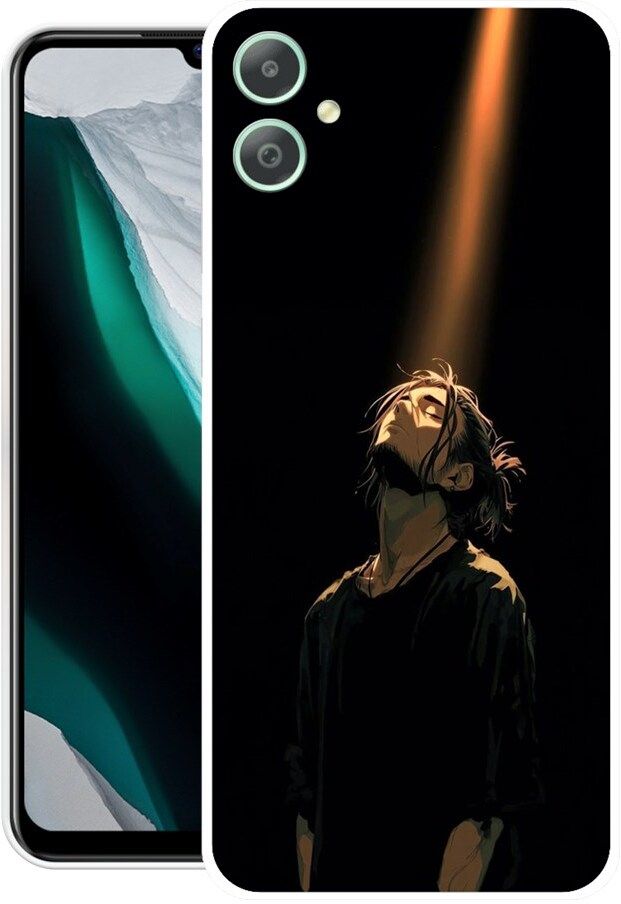 Back Cover for Samsung Galaxy A05 ANIME BOY, SAD BOY, ALONE BOY, AESTHETIC-image-10