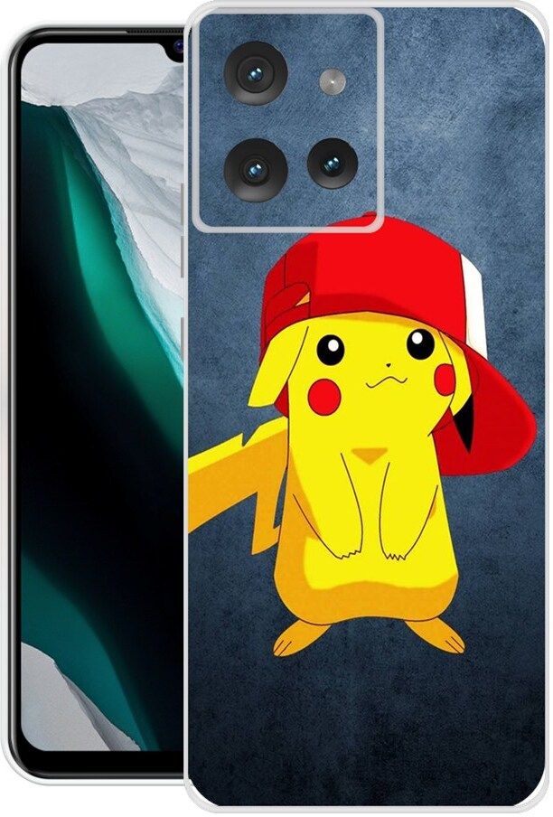 Back Cover for Motorola Edge 50, XT2407, PIKACHU, POKEMON, CARTOON-image-10