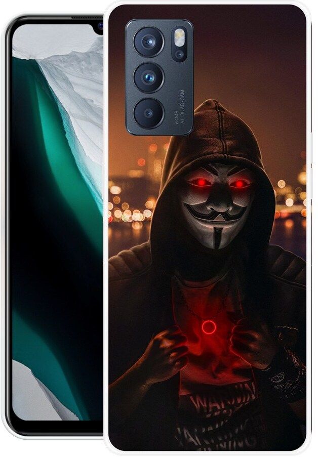 Back Cover for Oppo Reno6 Pro 5G, PEPM00, JOKER, ANONYMOUS, BLADE, HACKER, MASK-image-33