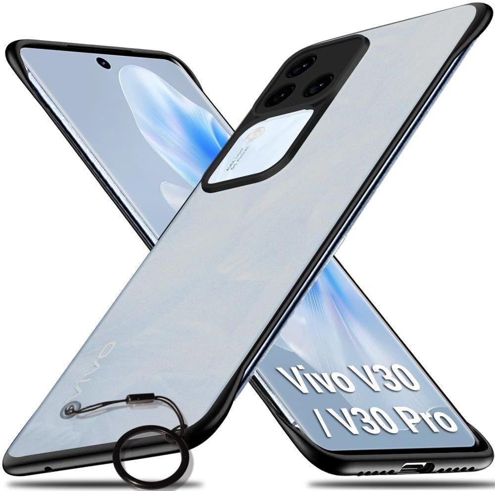 Back Cover for Vivo V30 5G, Vivo V30 Pro 5G, Shock Proof Ultra Slim Frameless-image-1