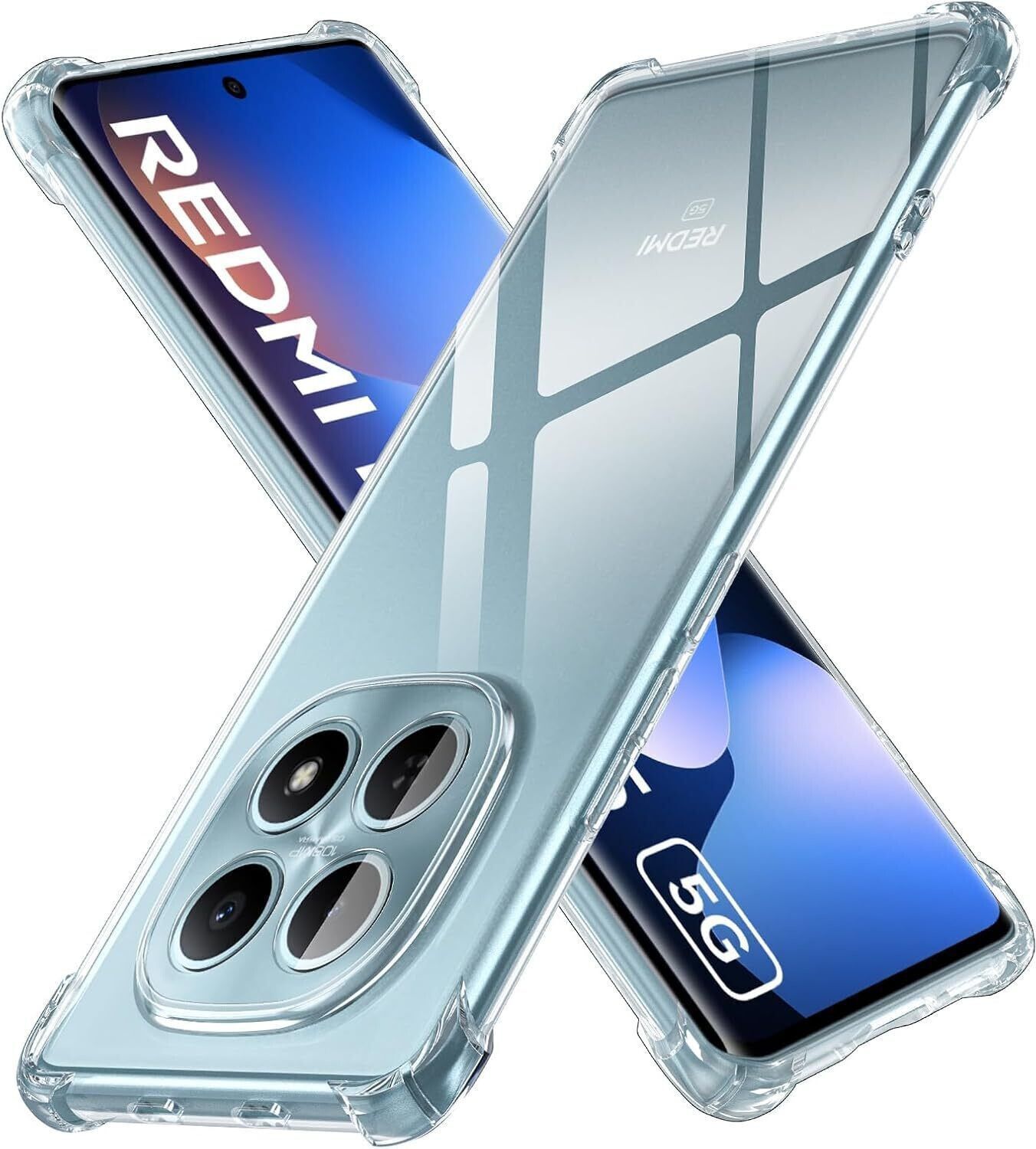 Back Cover for Redmi Note 15 5G Bumper Silicon Transparent Case-image-28