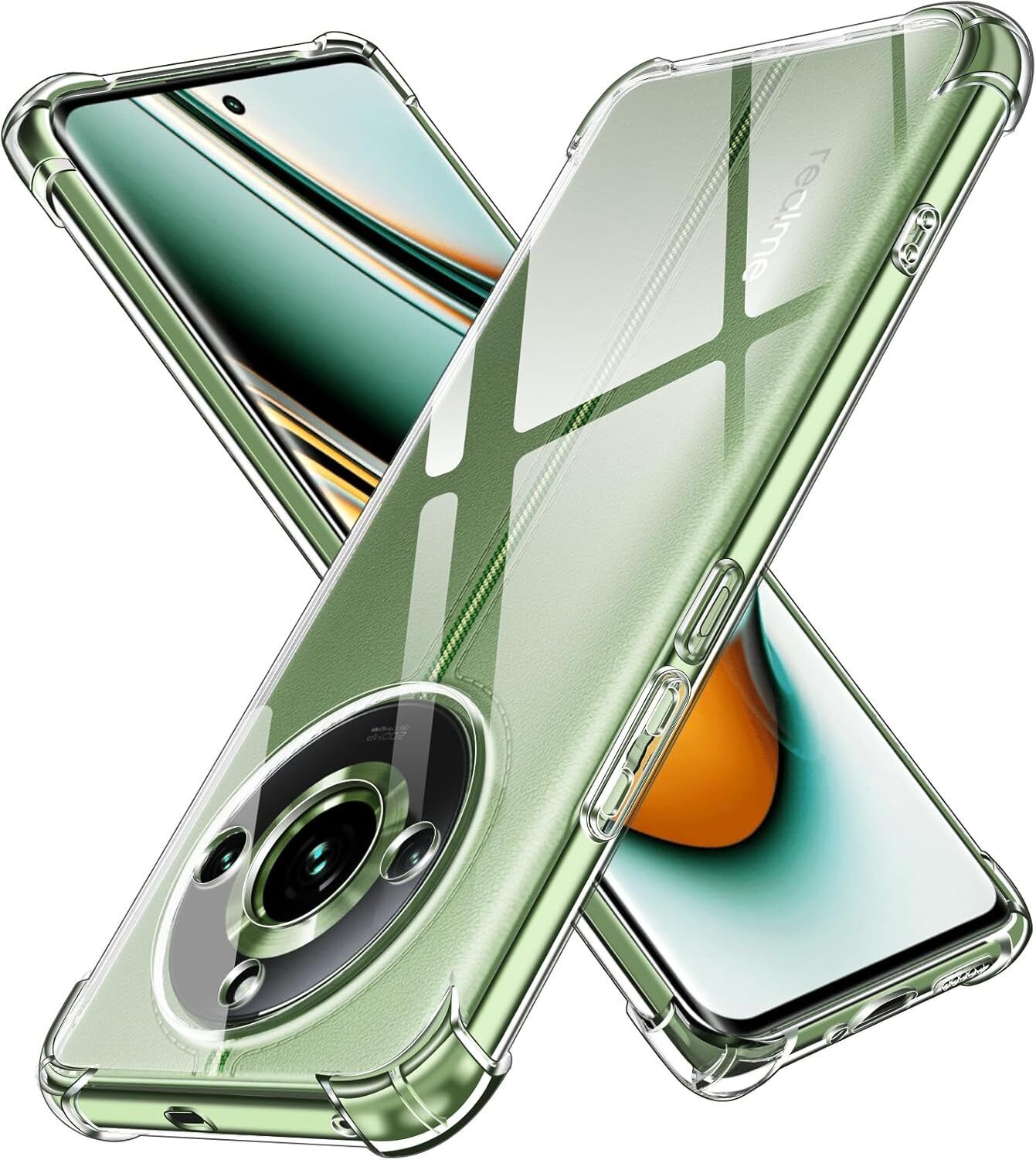 clovyr Back Cover for Realme 11 Pro 5G / Realme 11 Pro Plus 5G Bumper Silicon Transparent Case-picture-17