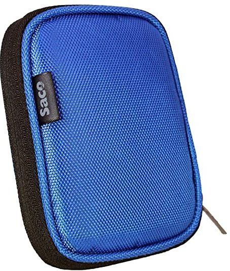 saco Back Cover for iStorage diskAshur 1TB (256 Bit Encryption) External Hard Drive (Blue, , Artificial Leather)-picture-6