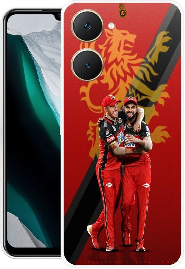 Back Cover for vivo Y18t, V2408, VIRAT, KOHLI, AB DE VILLIERS-image-5