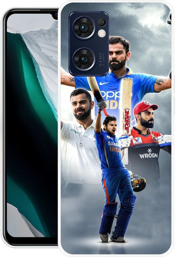 Back Cover for Oppo Reno7 5G, CPH2371, VIRAT, KOHLICRICKETER,-image-44