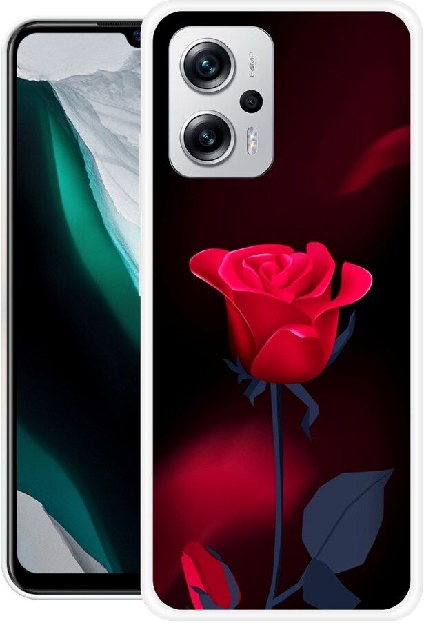 Back Cover for Xiaomi Redmi K50i, 22041216I, ROSE, RED, ROSE, ROSES, FLOWER, NATURE-image-25