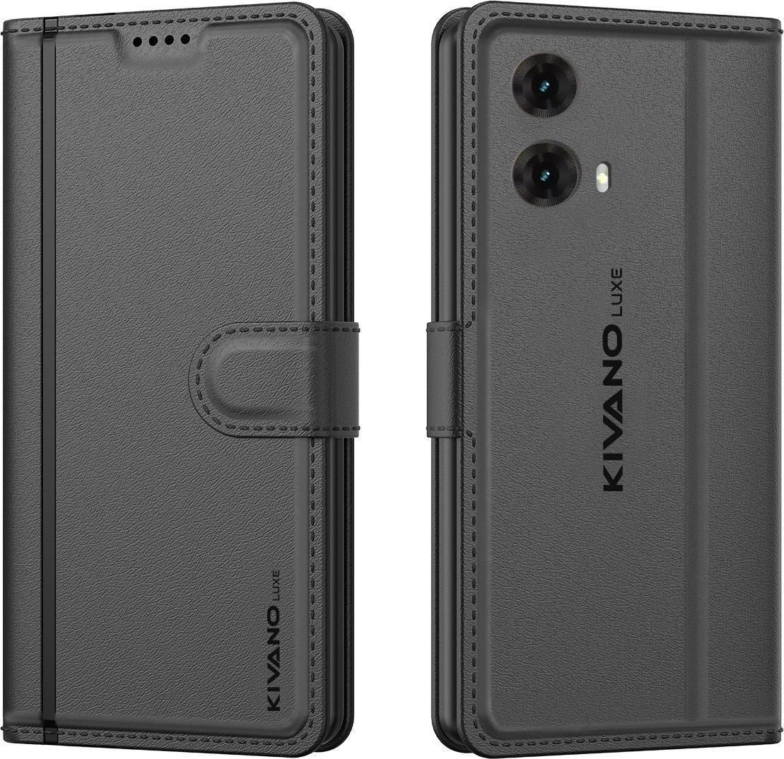 kivano luxe Flip Cover for Motorola G85 5G |Premium Leather|Magnetic Closure|Stand function-picture-11