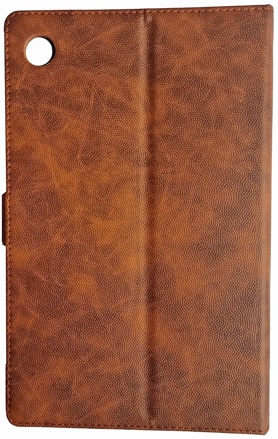 Flip Cover for Back Cover for -Lenovo M10 PLus Tab (Brown, Dual Protection, Pack of: 1)-image-20