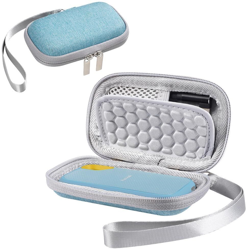Verilux Carrying Case for SanDisk 500GB 1TB 2TB 4TB Portable SSD Waterproof Travel Bag 4.5 inch Hard Disk Case-image-21
